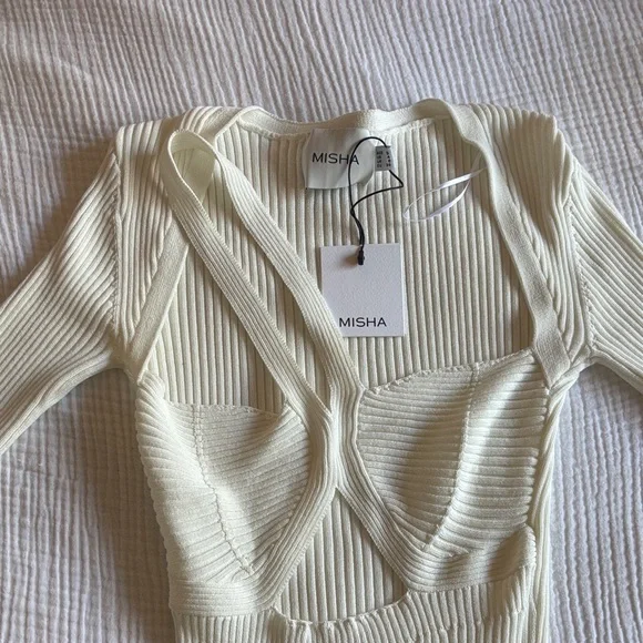 Misha Ribbed Knit Dress - Picture 4 of 4